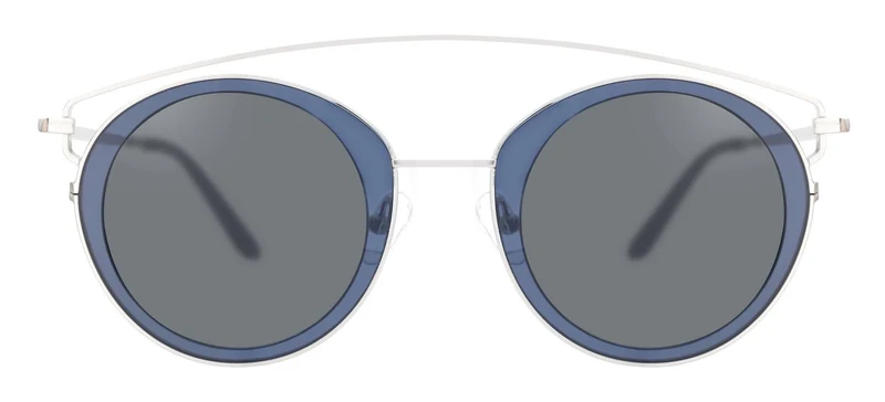 Liebeskind Damen Sonnenbrille silber/blau 46-24-140 10251-00240