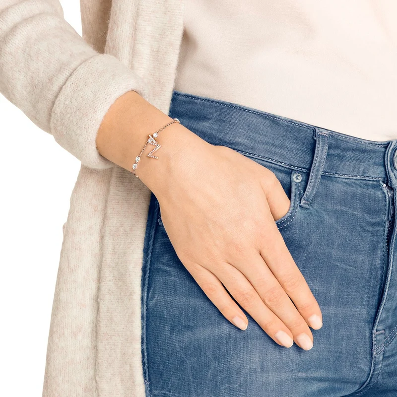 SWAROVSKI Charm für Damen, Alphabet Z Kristall Roségold 5437627