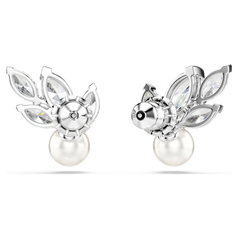 Swarovski Ohrringe Damen Ginger Weiß Silberfarben 5422683