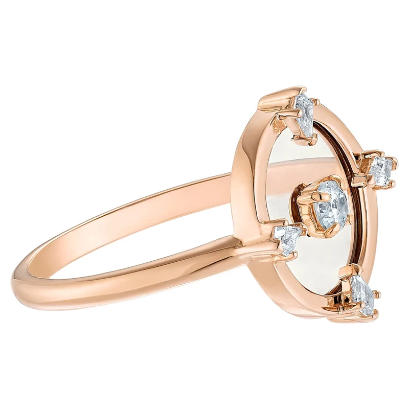 Swarovski Damenring Attract Roségold Weiß 5495776