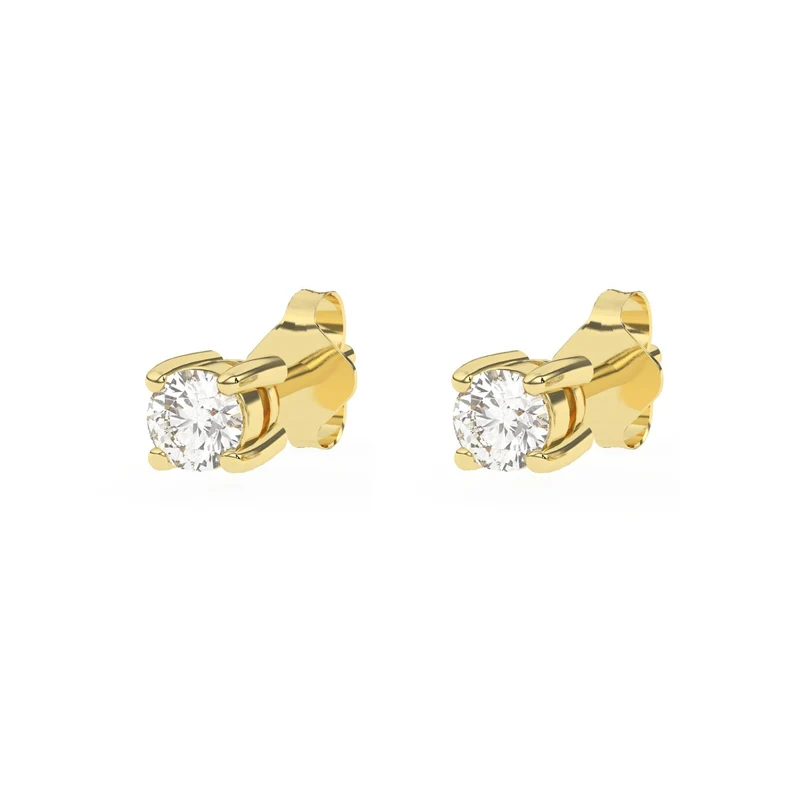Felix Amar Ohrstecker 750er Gold 1 Karat VVS1