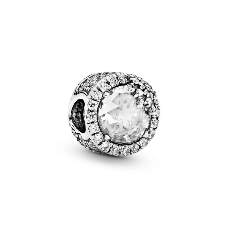 Pandora Charm Damen Schneeflocke Silber 796358CZ
