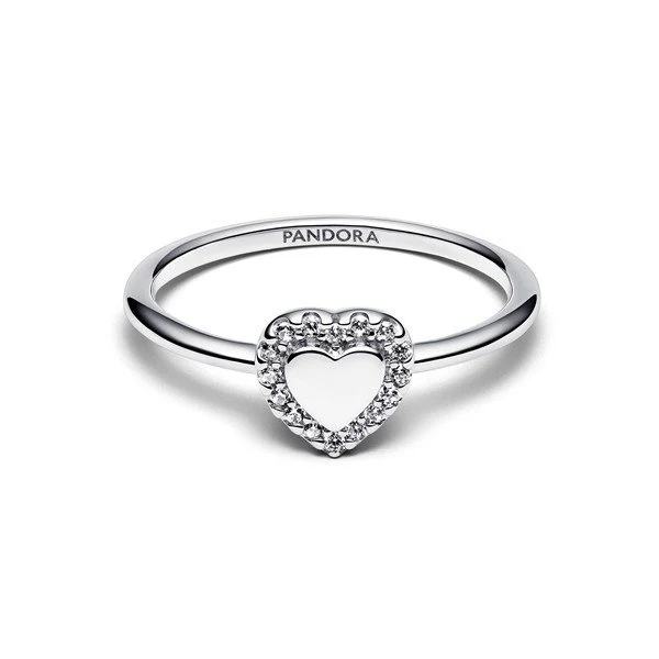 Pandora Timeless Gravierbarer Herz-Ring 193801C01-54