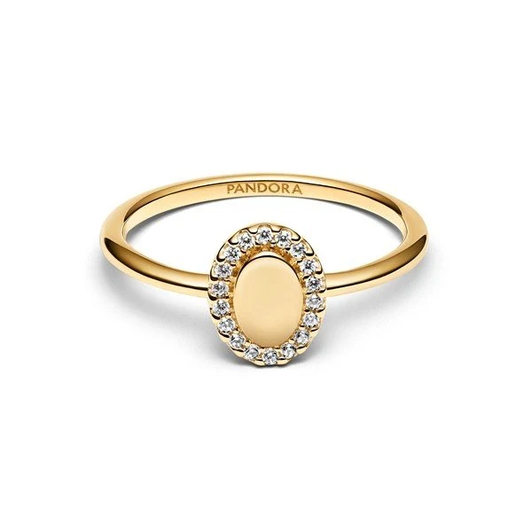 Pandora Damenring Oval Goldfarben 163800C01
