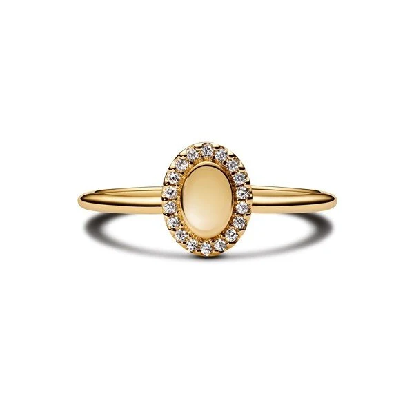 Pandora Damenring Oval Goldfarben 163800C01