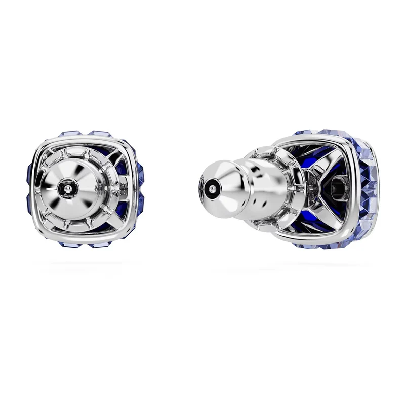 Swarovski Schmuck Unisex Birthstone Stud Earrings Square Cut September Blue Rhodiniert 5660803