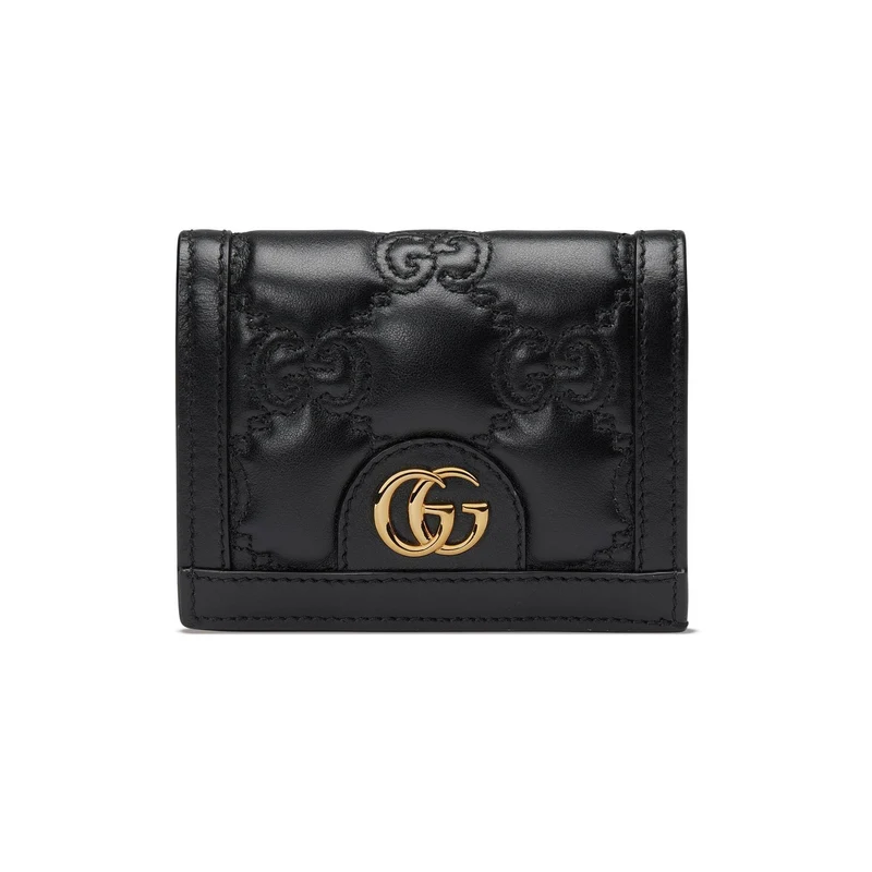 Gucci Damen Kartenetui GG Matelassé Schwarz 723786-UM8IG-1000