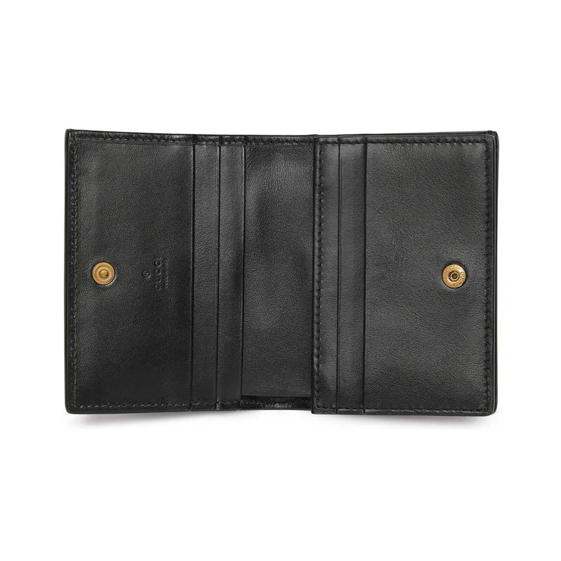 Gucci Damen Kartenetui GG Matelassé Schwarz 723786-UM8IG-1000