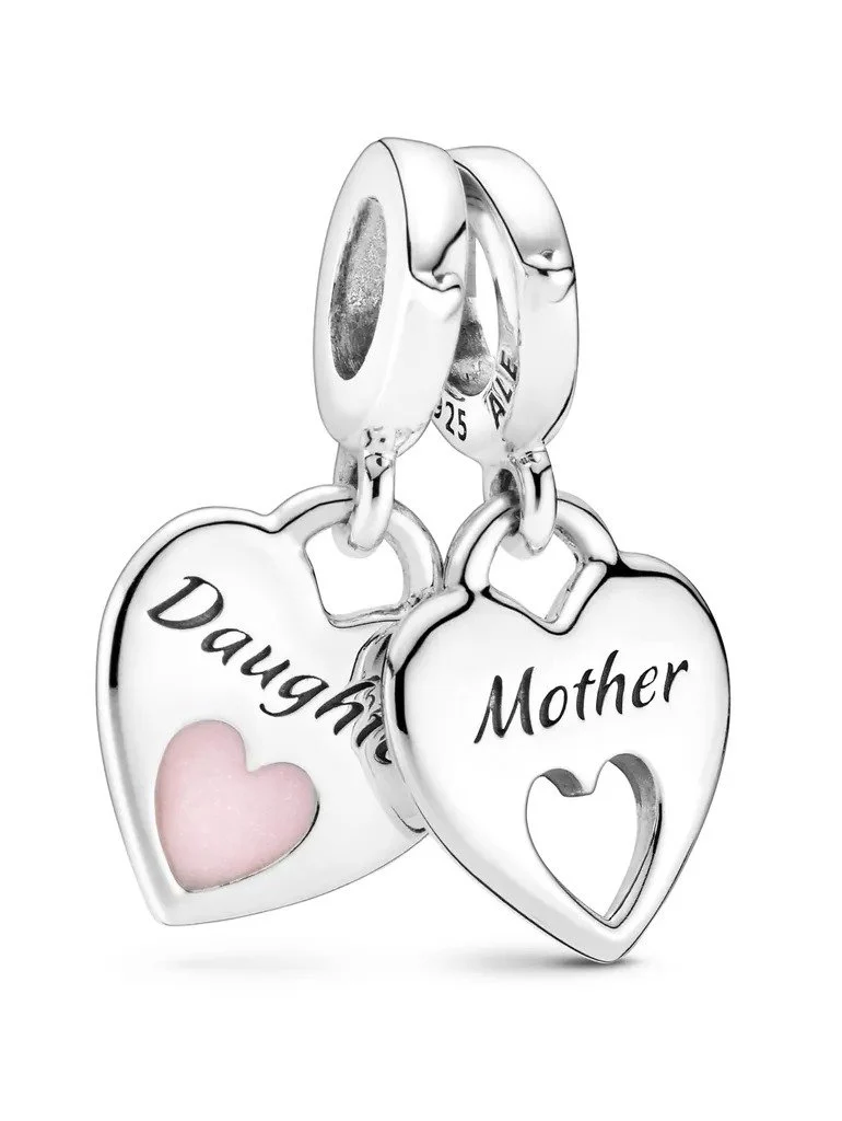 Pandora Silber Charm-Anhänger Mutter & Tochter 799187C01