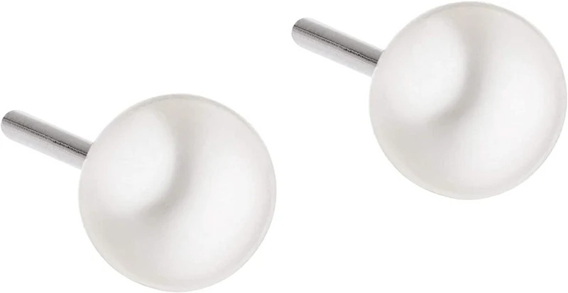 Ernstes Design Ohrringe Perle E146 Edelstahl Stecker Ohrstecker Süßwasserperle