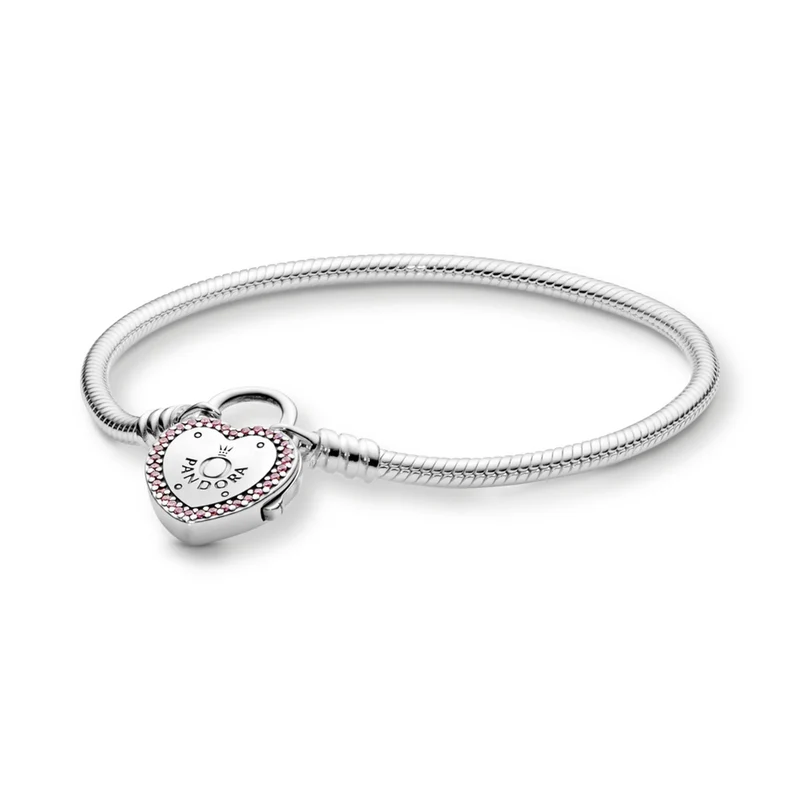 Pandora Armband Damen Moments Silber Rosa 596586FPC 19