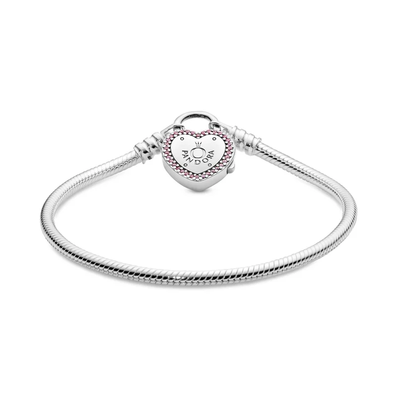 Pandora Armband Damen Moments Silber Rosa 596586FPC 19