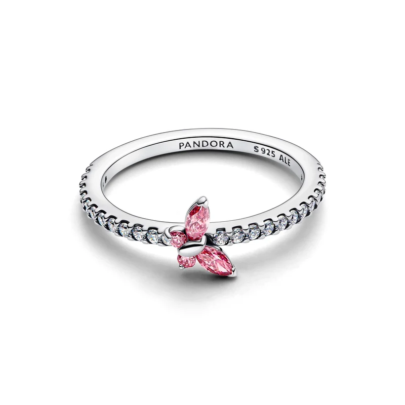 Pandora Timeless Funkelnder Schmetterlingsring 194269C02-52