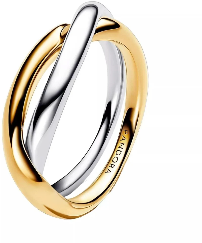 Pandora Bicolor Verschlungene Bänder Ring (163262C00)