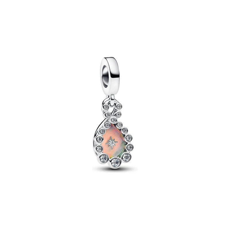 Pandora Silber Charm-Anhänger Opaleszierende Unendlichkeit 794251C01