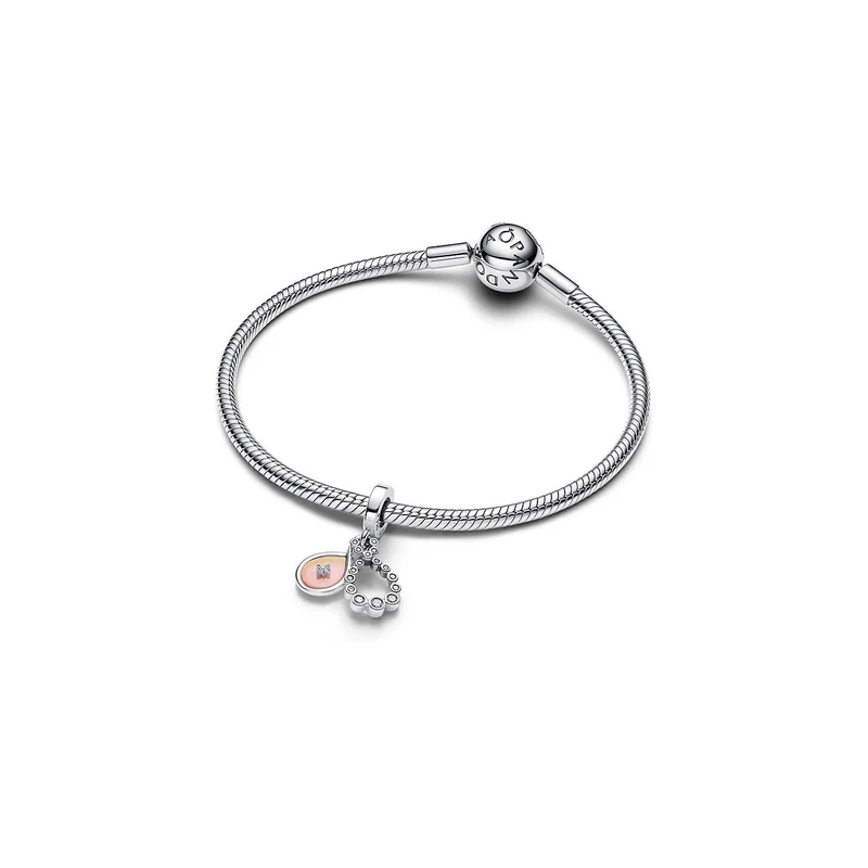Pandora Silber Charm-Anhänger Opaleszierende Unendlichkeit 794251C01