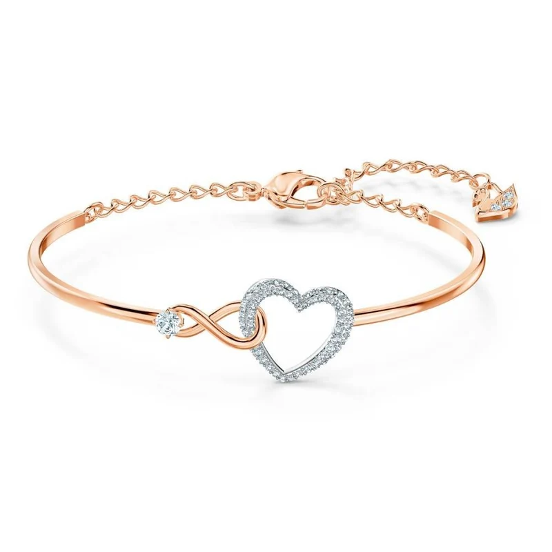 Damen Swarovski Infinity Armreif 5518869