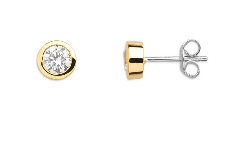 XENOX silver Damen-Ohrring, Silber, Silver Circle