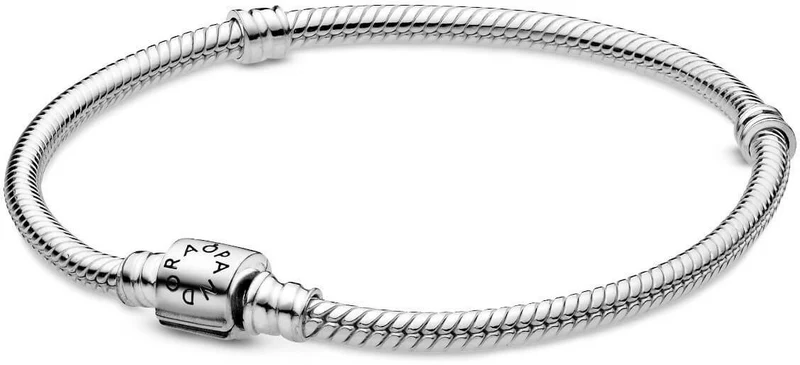 Pandora Damen Schlangen-Armband Zylinder 17cm Silber 598816C00-17