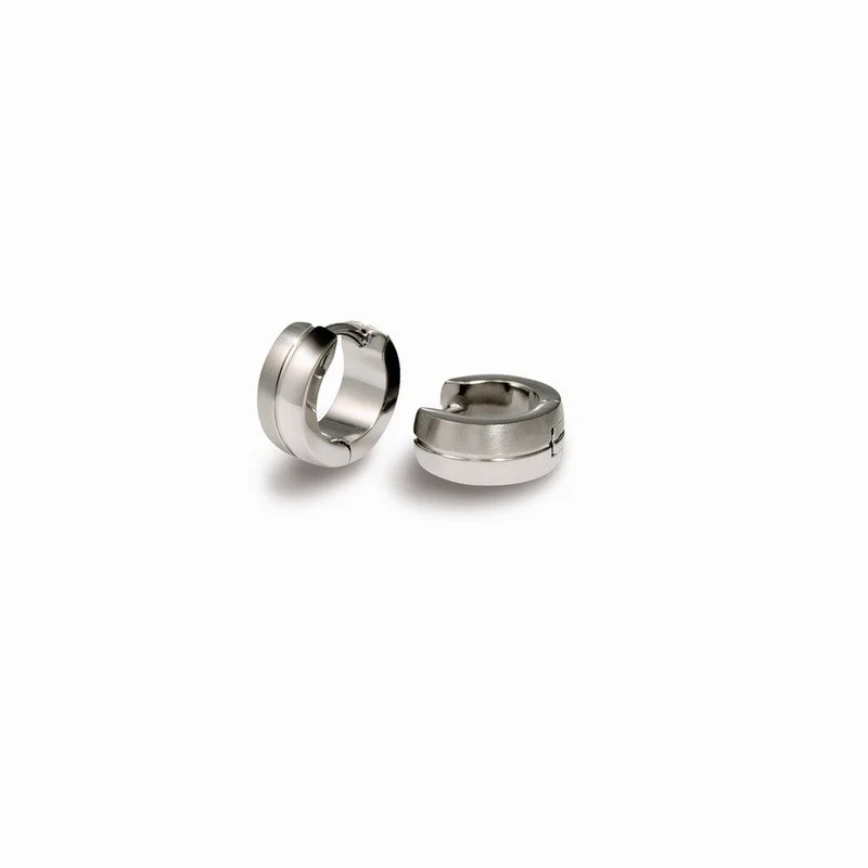 Boccia Damen Titan Creolen Silber 0505-05