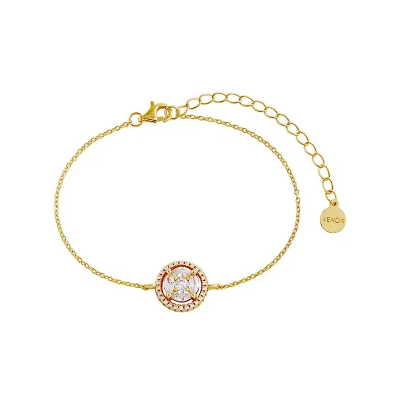 Xenox Damen 925 Sterling Silber Armband XS7066G
