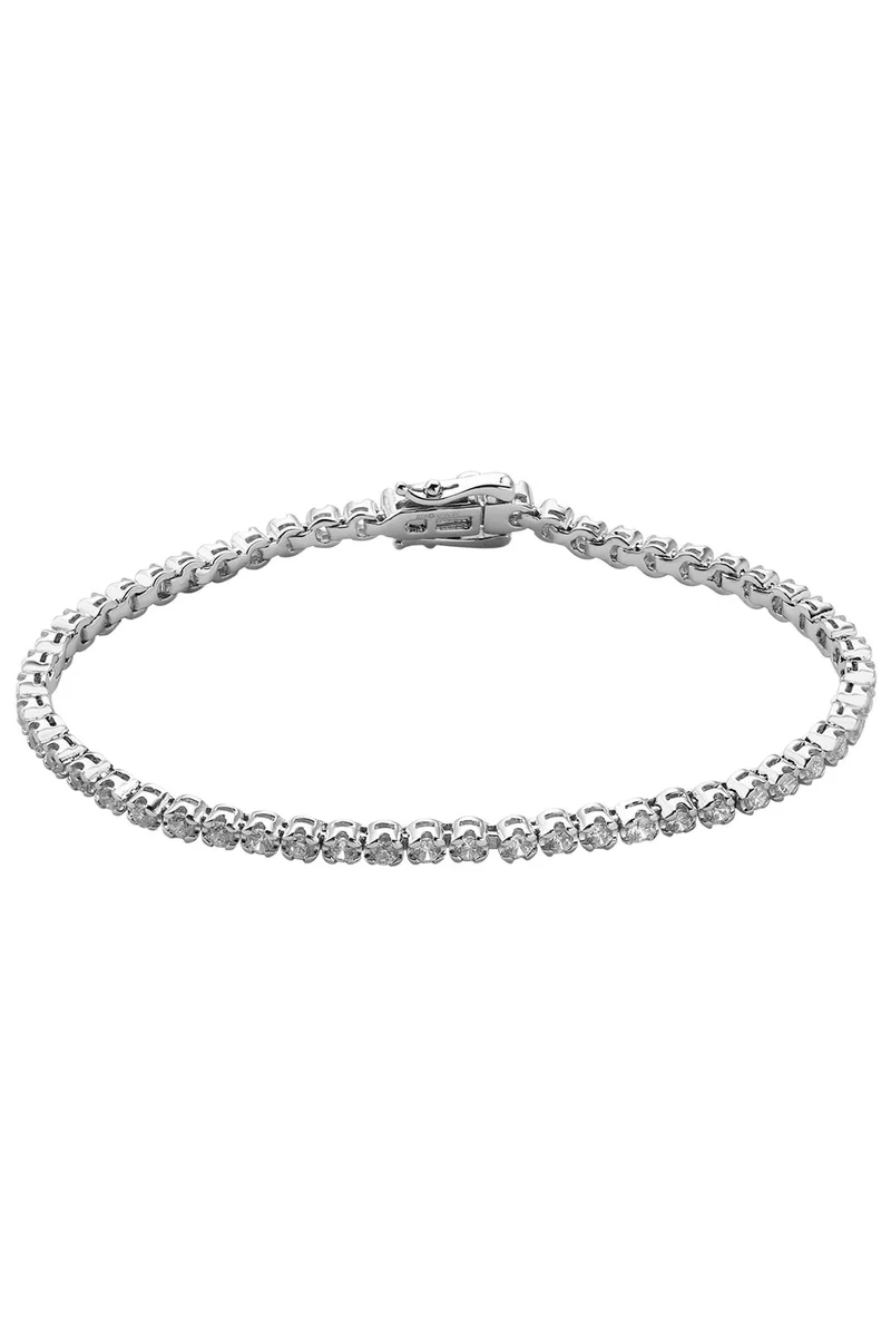 XENOX XS2044/M Damen Armband Sterling-Silber 925 Silber weiß Zirkonia 16,5 cm