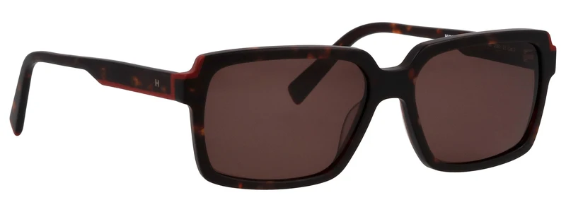 Sonnenbrille Azetat HU Rot 55X15X140