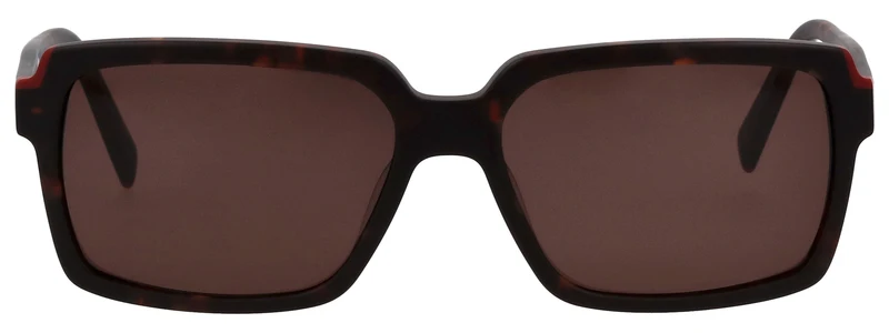 Sonnenbrille Azetat HU Rot 55X15X140
