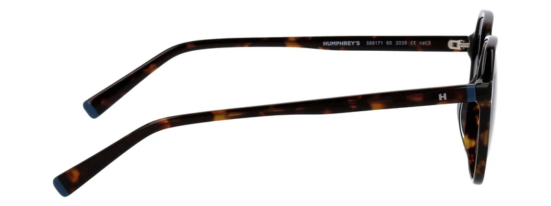 Sonnenbrille Azetat HU BRAUN 55X15X140