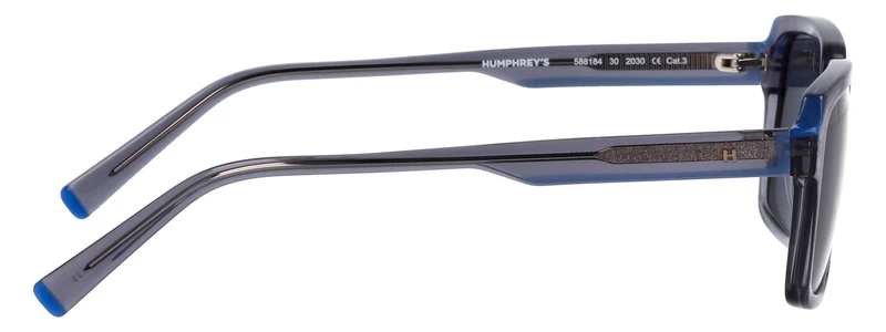 Sonnenbrille Azetat HU GRAU 55X15X140