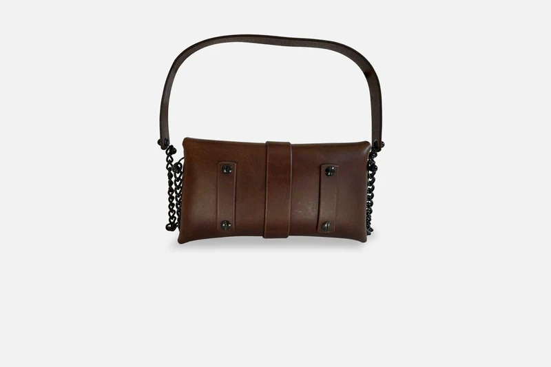 MINI BAG BUTTERO BRAUN/SCHWARZ