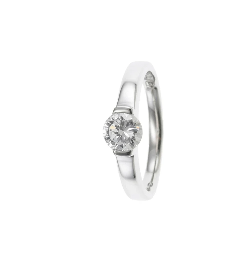 Xenox Damen Ring Solitaire (Silber)