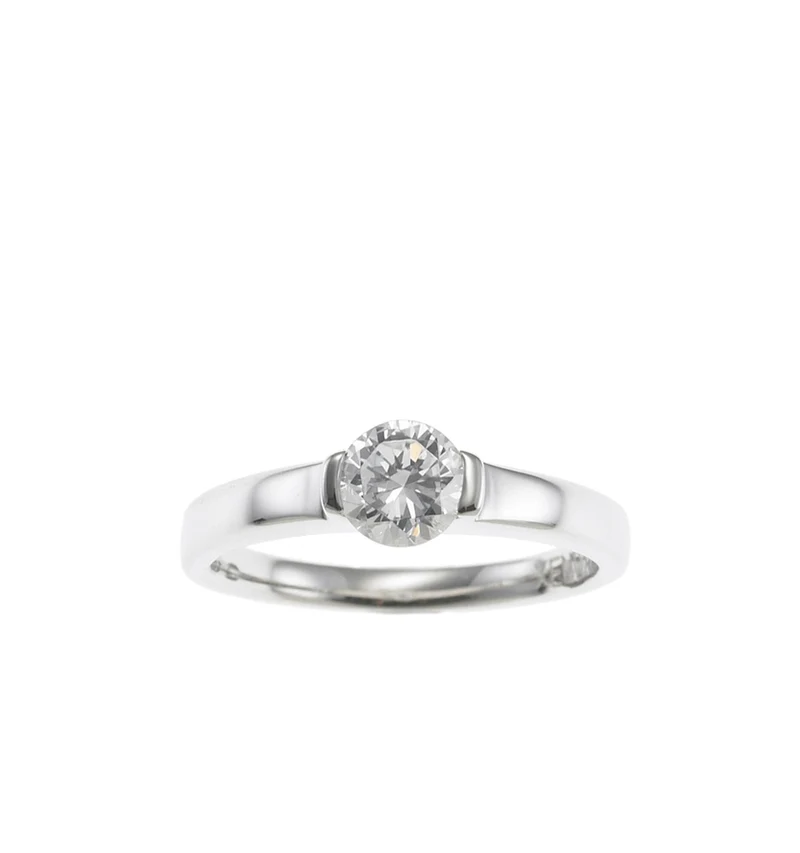Xenox Damen Ring Solitaire (Silber)