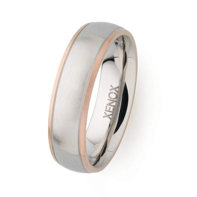Xenox Herren Partner-Ring aus Edelstahl and Friends X2252