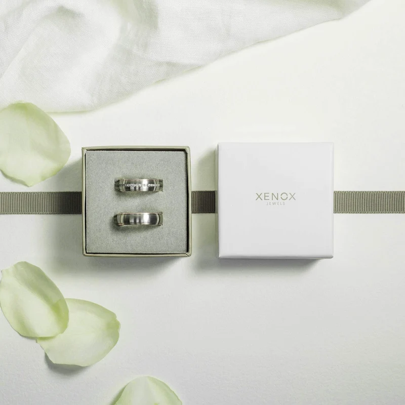 Xenox Herren Partner-Ring aus Edelstahl and Friends X2252