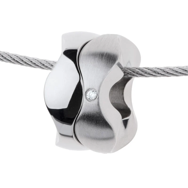 Ernstes Design Damen Anhänger Evia mit Zirkonia Silber AN913