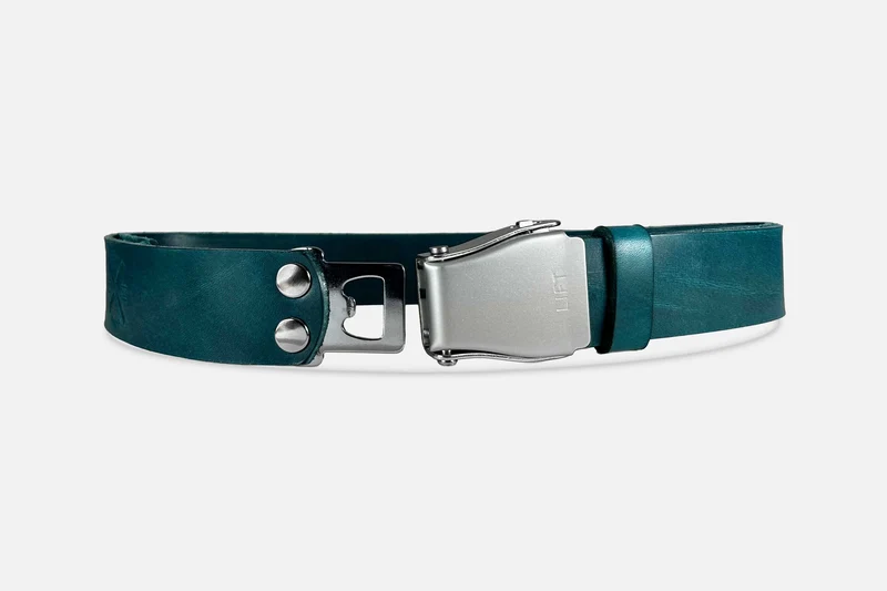 GÜRTEL STANDARD PETROL/SILBER