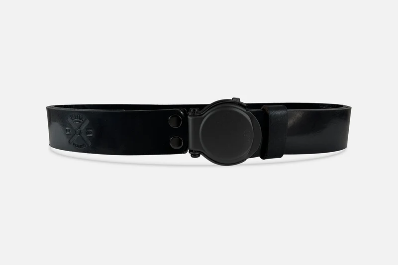 GÜRTEL RUNDSCHNALLE BLACK/SCHWARZ