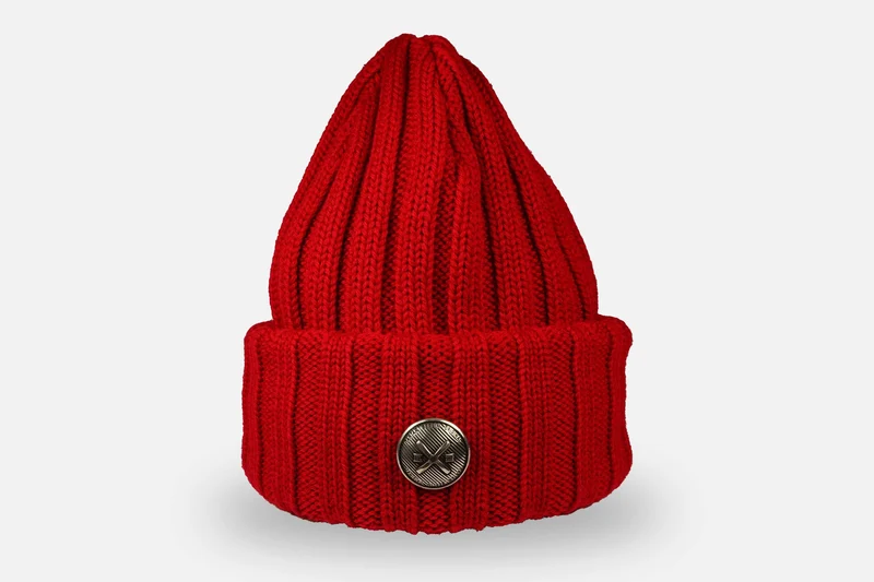 ROTE BEANIE MERINO