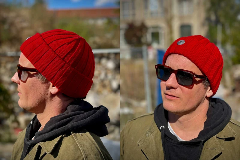 ROTE BEANIE MERINO