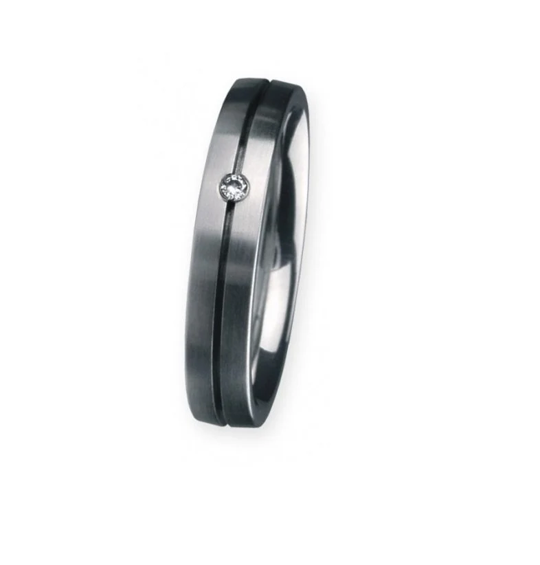 Ernstes Design Damen Diamant Ring Größe 55 Silber R67-4-55