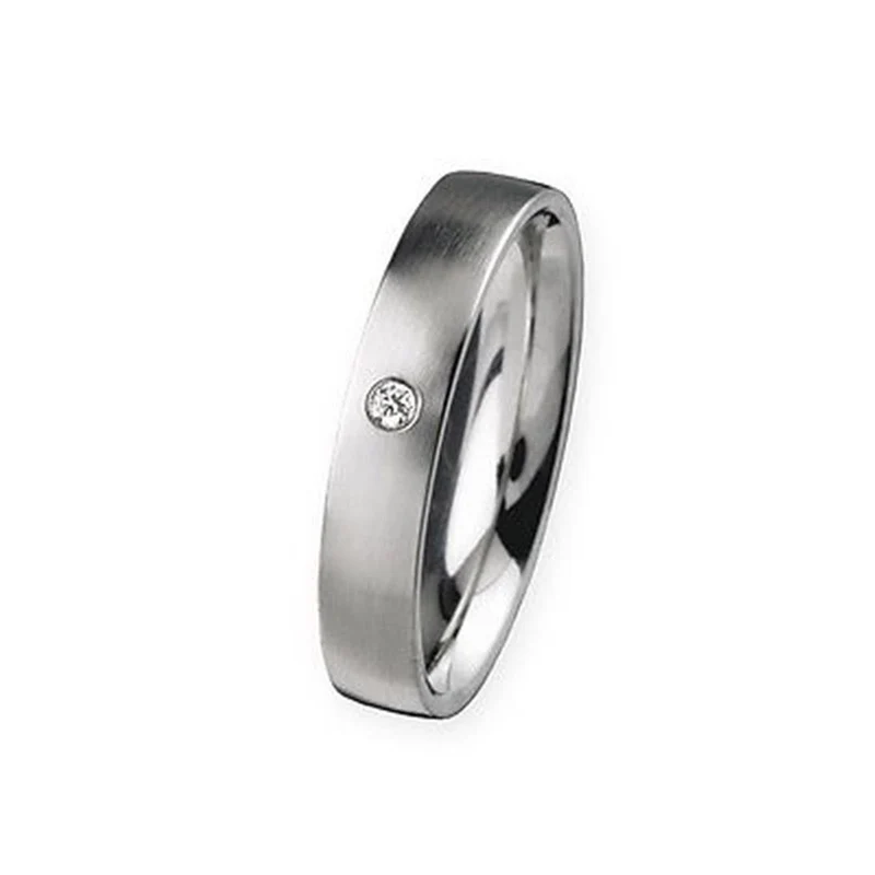 Ernstes Design Damen Diamanten Ring Größe 55 Silber R65-4-55