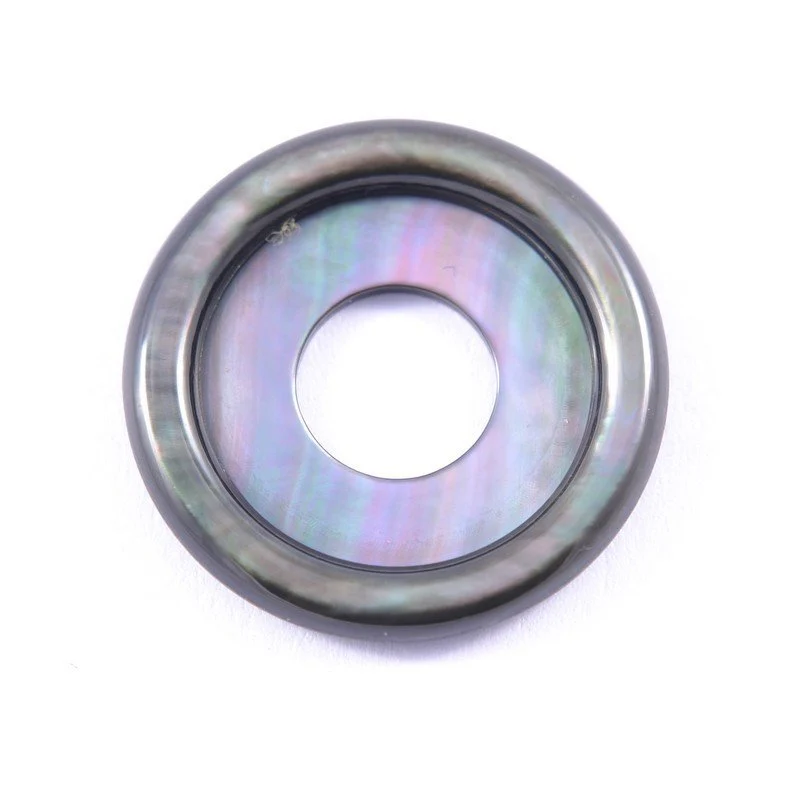 Charlotte Damen Anhänger Bead Scheibe schwarzer Perlmutt 00132765