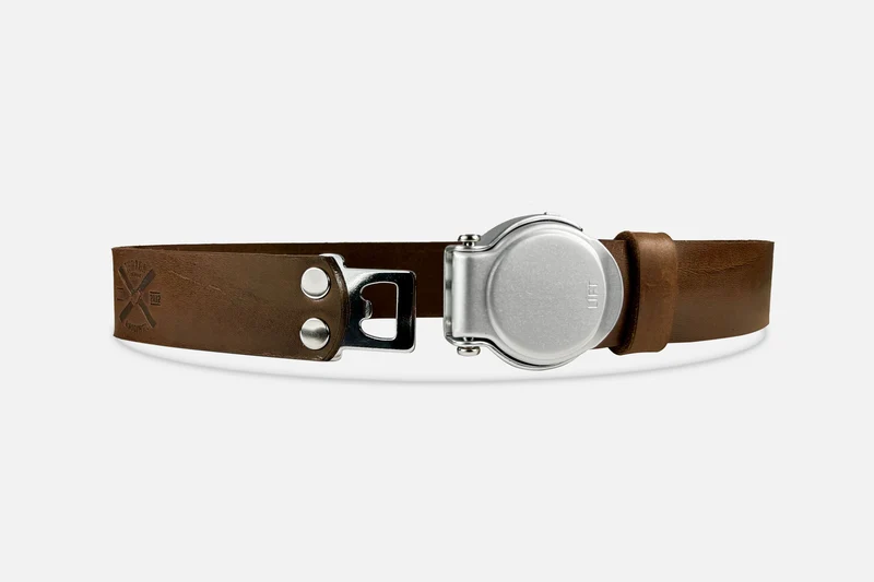 GÜRTEL RUNDSCHNALLE CLASSIC/SILBER