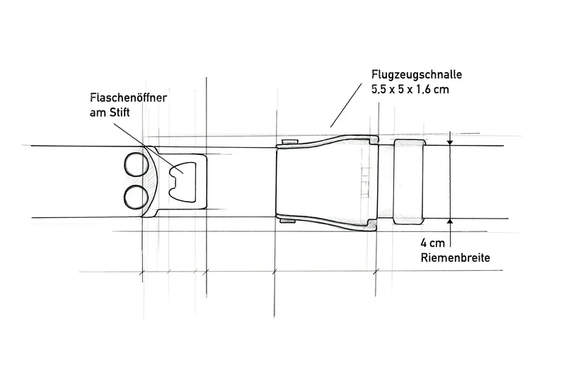 GÜRTEL STANDARD USED-EDITION BLAU