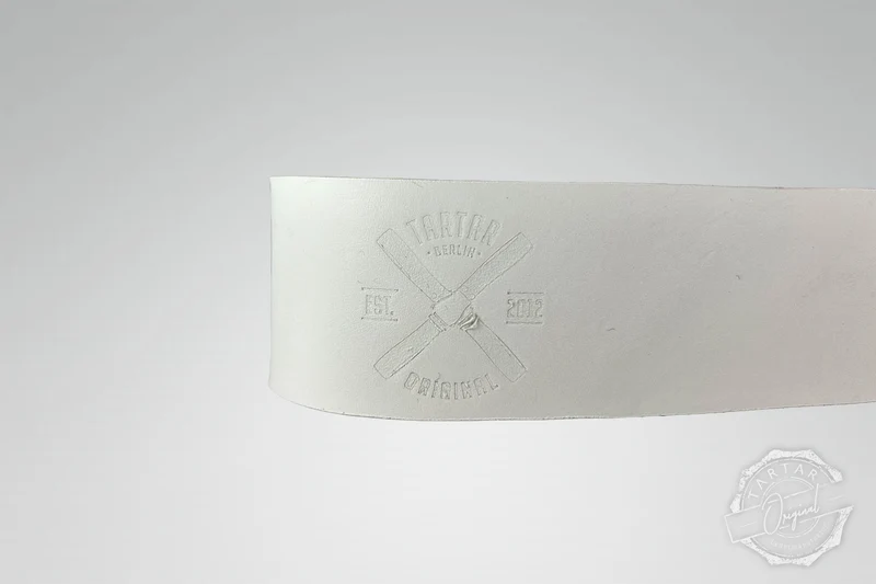 GÜRTEL STANDARD WEIß/SILBER
