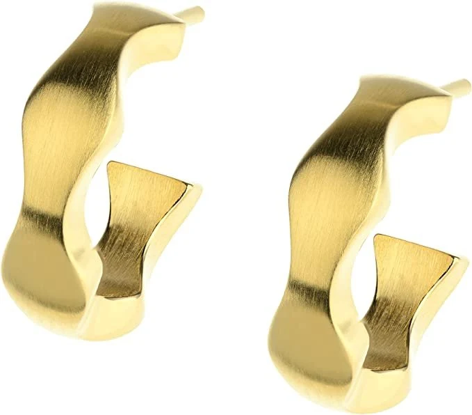 Ernstes Design Damen Evia Ohrringe Creolen Gold E577