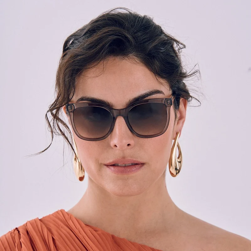 Sonnenbrille Azetat BL BRAUNTRANSPARENT 54X19X140