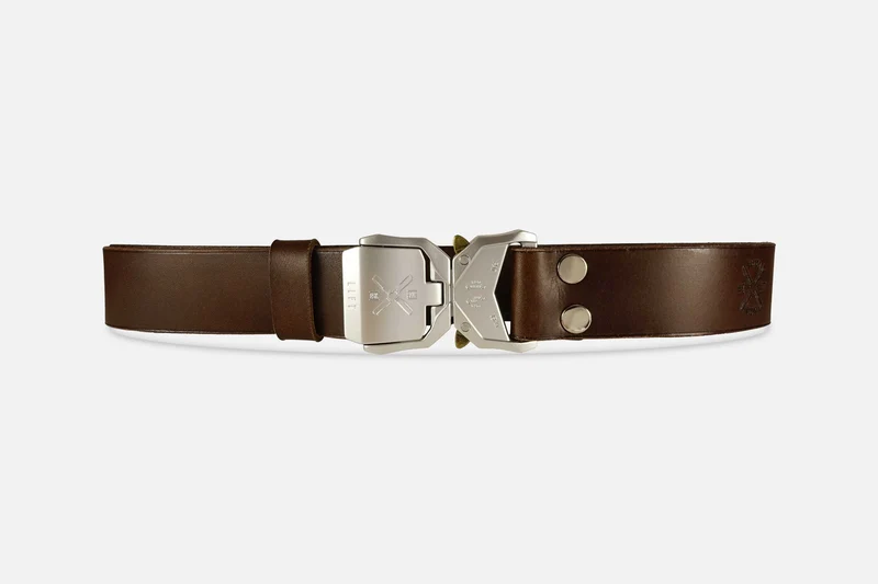 GÜRTEL TARTAR X - BUTTERO BRAUN/SILBER