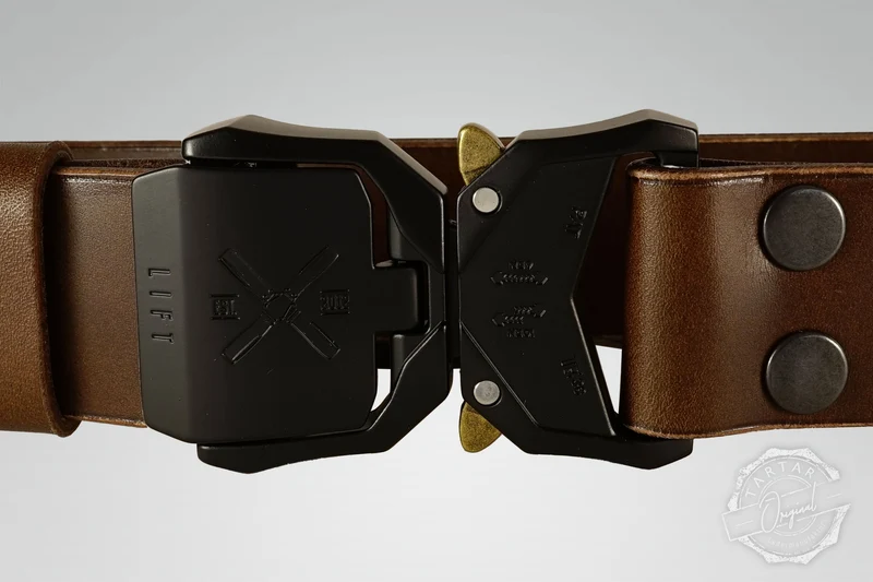GÜRTEL TARTAR X - BUTTERO BRAUN/SCHWARZ